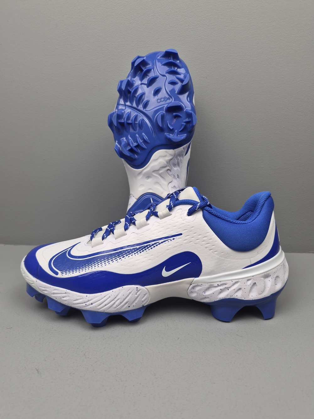 Nike Alpha Huarache 4 Elite MCS Baseball Cleats Royal Blue FD6255-106 Size 8